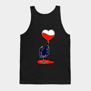 Heart love marriage partner engagement birthday Tank Top